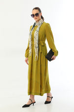 MissWhence Silk Dress Yellow