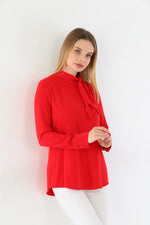 N&C Evelyn Blouse Red