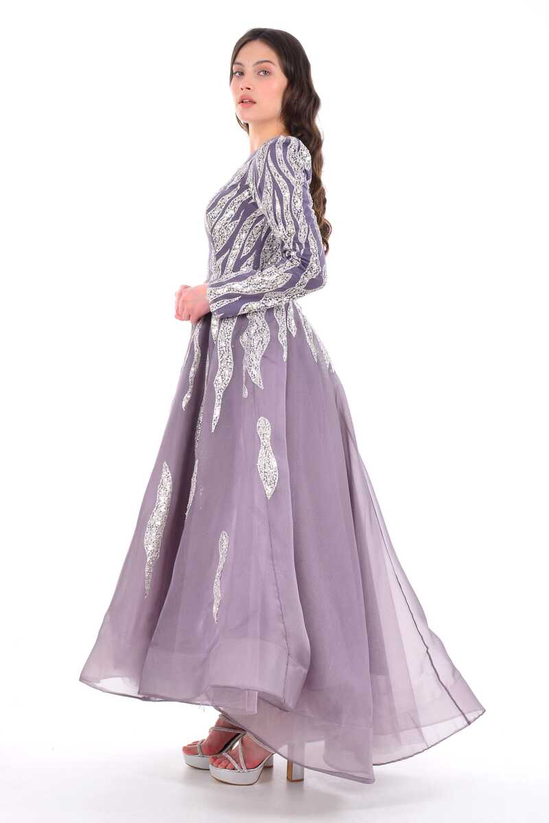 BLY 05920 Gown Purple