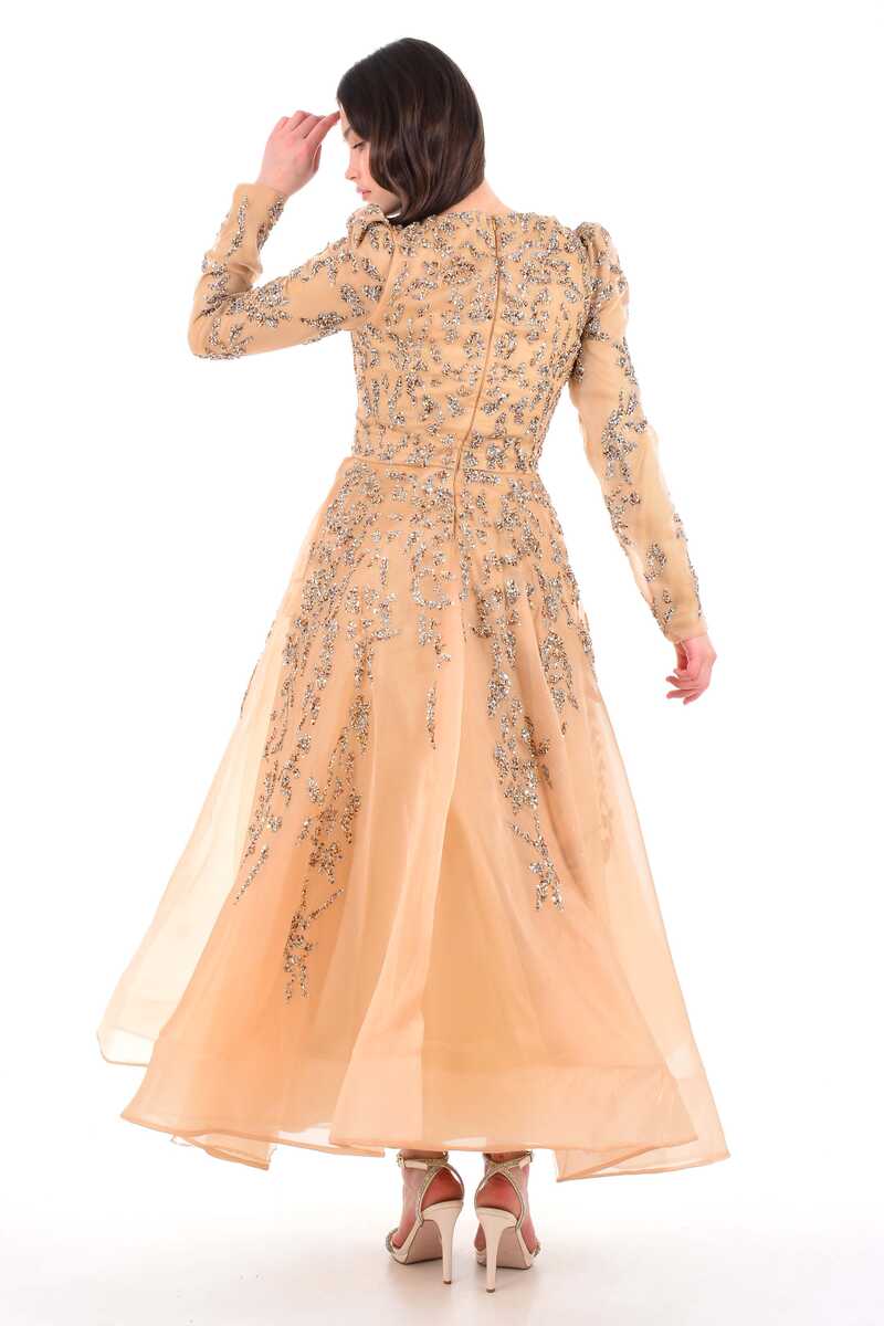 BLY 05928 Gown Gold