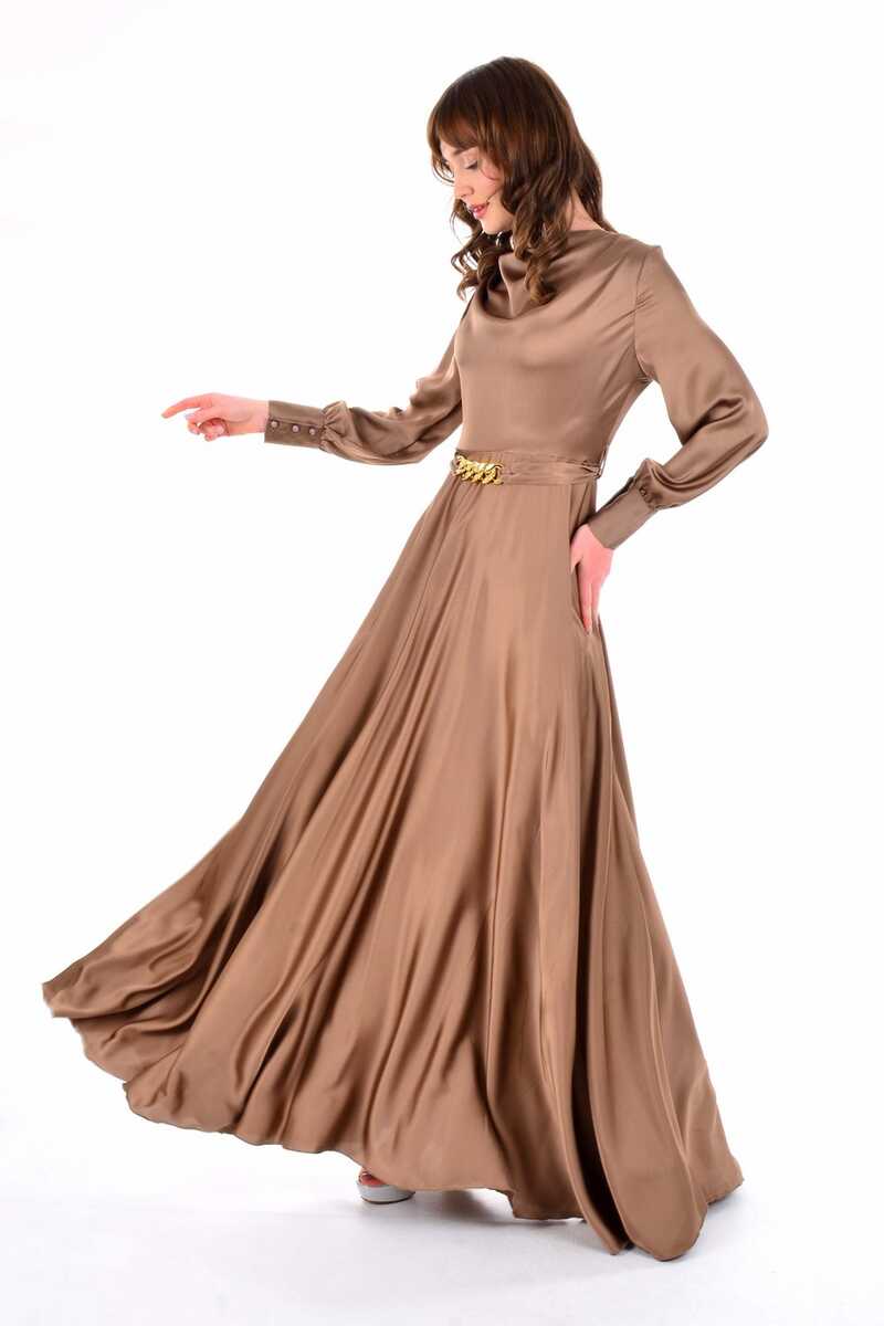 DMN 3522 Dress Brown