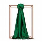 Ipekevi 927 Emerald Green Reversible Silk Shawl