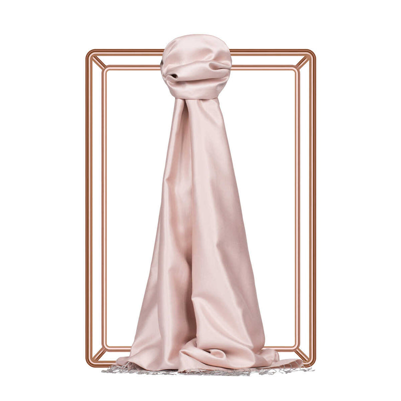 Ipekevi 927 Hydrangea Pink Reversible Silk Shawl