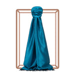 Ipekevi 927 Turquoise Reversible Silk Shawl