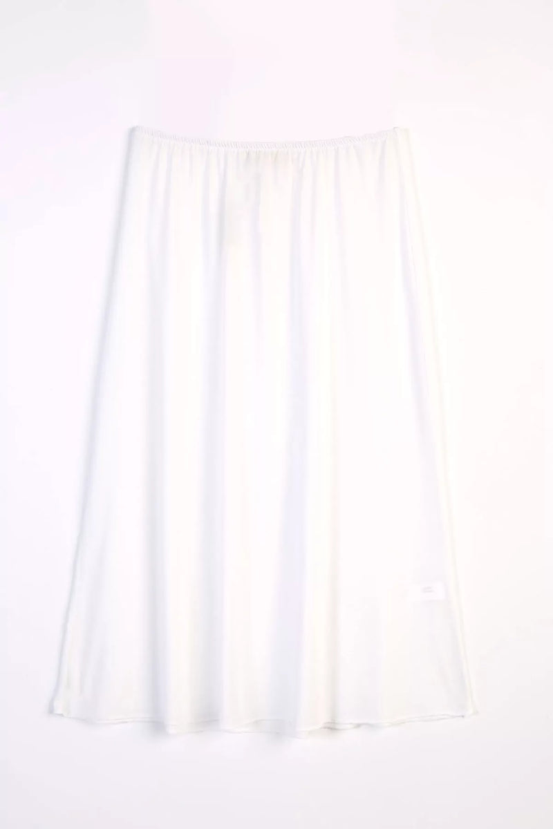 All Inner Basic Skirt White