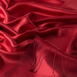 Ipekevi 927 Red Reversible Silk Shawl
