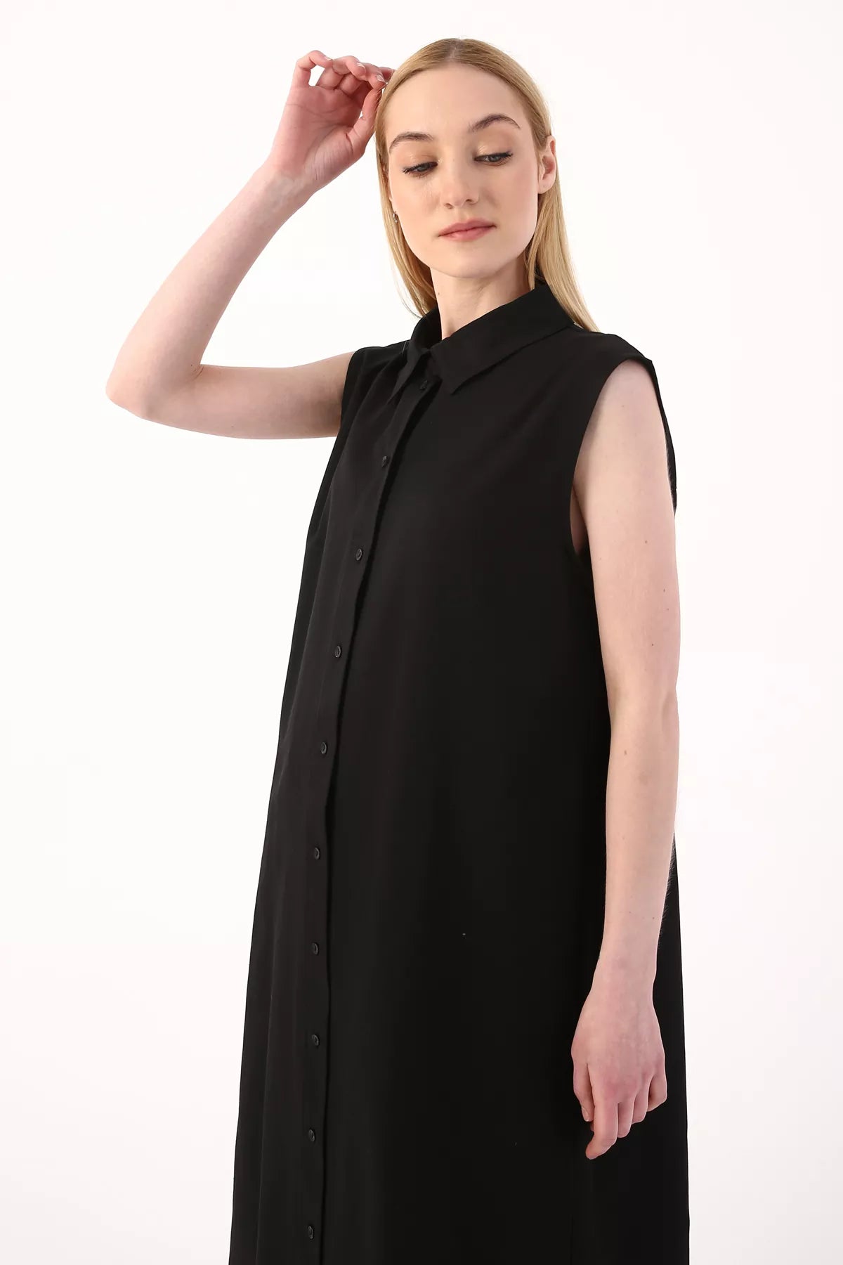 All Inner Shirt Tunic Black