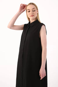 All Inner Shirt Tunic Black