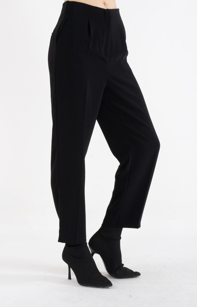 LVDR Pleated Pants Black - Moda Natty