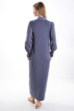 Miss Dalida 4010M Dress Gray - Moda Natty