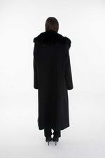 Miss Dalida 8012 Coat Black - Moda Natty