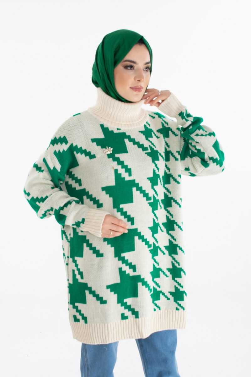 MRW 414 Sweater Green - Moda Natty
