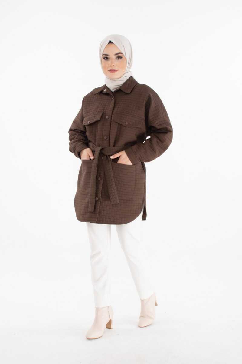 MRW 461 Coat Brown - Moda Natty