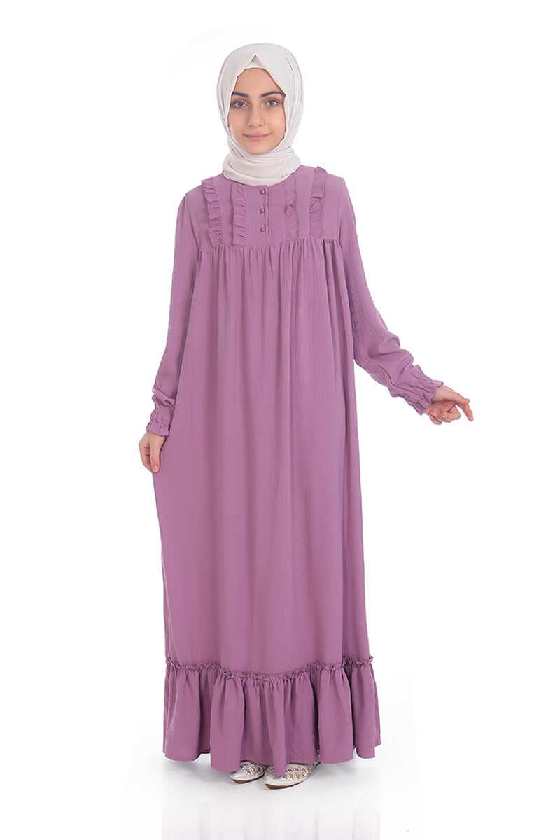 N&C 2554 Girl Dress Purple - Moda Natty