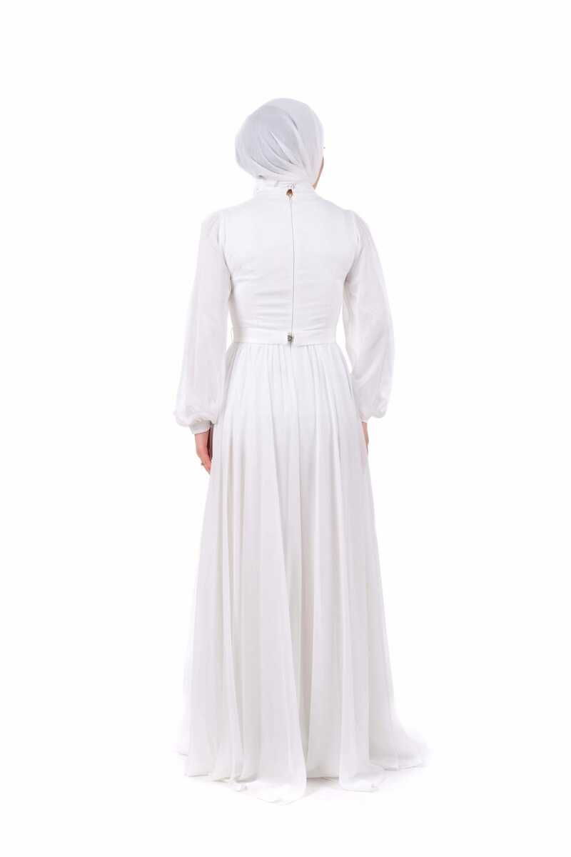 N&C 3957 Gown White - Moda Natty