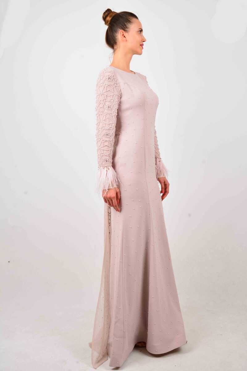 N&C Beaded Gown / Pink - Moda Natty