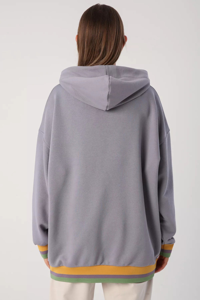 All Hoodied Sweater Lilac
