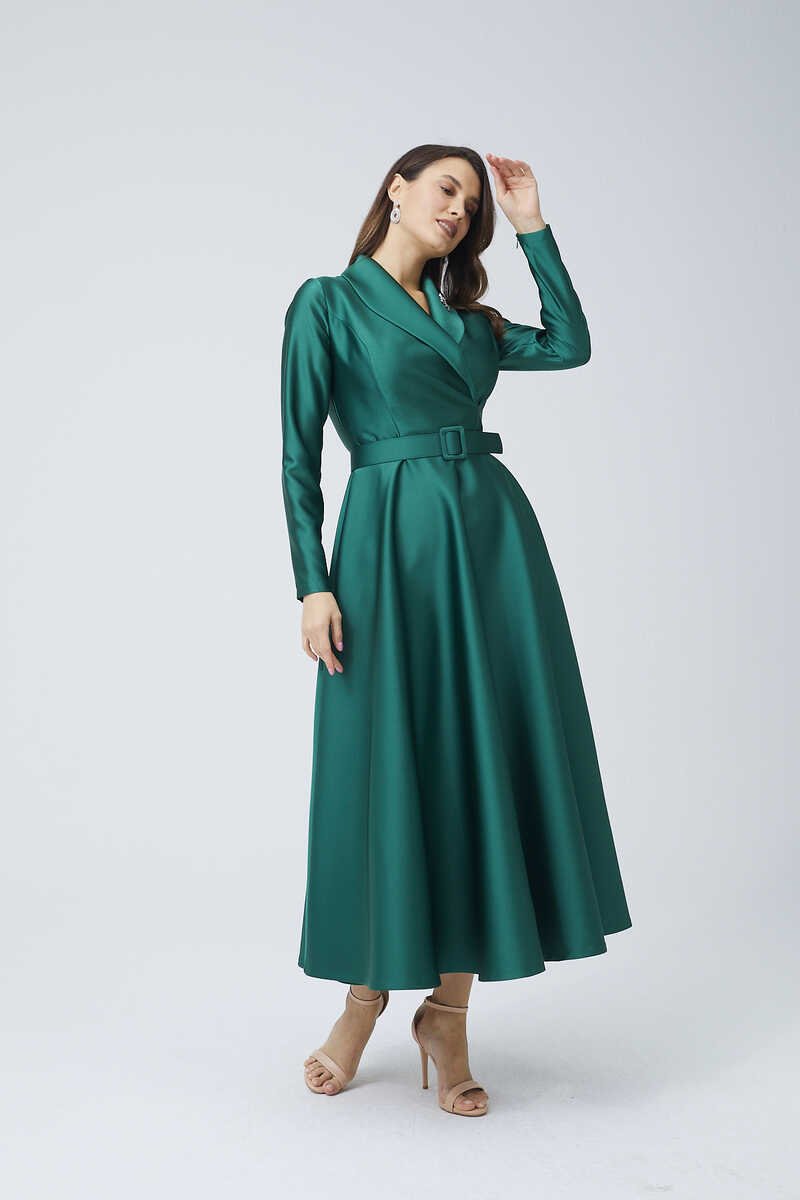 S&D 2255 Catwalk Gown Green - Moda Natty