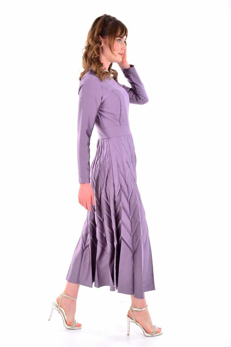 S&D 32260 Hildemara Dress Purple - Moda Natty