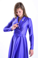 S&D 32328 Catwalk Dress Purple - Moda Natty