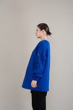SL Pocket Detailed Tunic Blue - Moda Natty