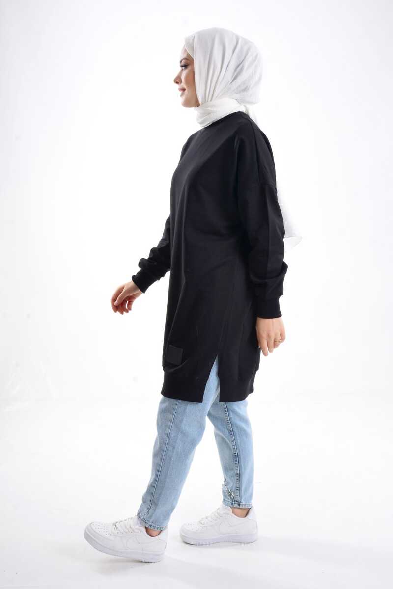 Soul 30644 Basic Tunic Black - Moda Natty