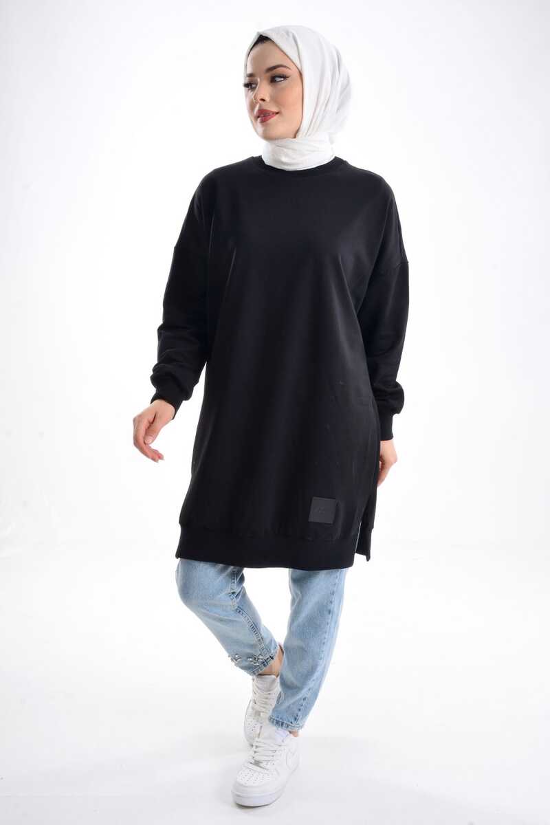 Soul 30644 Basic Tunic Black - Moda Natty