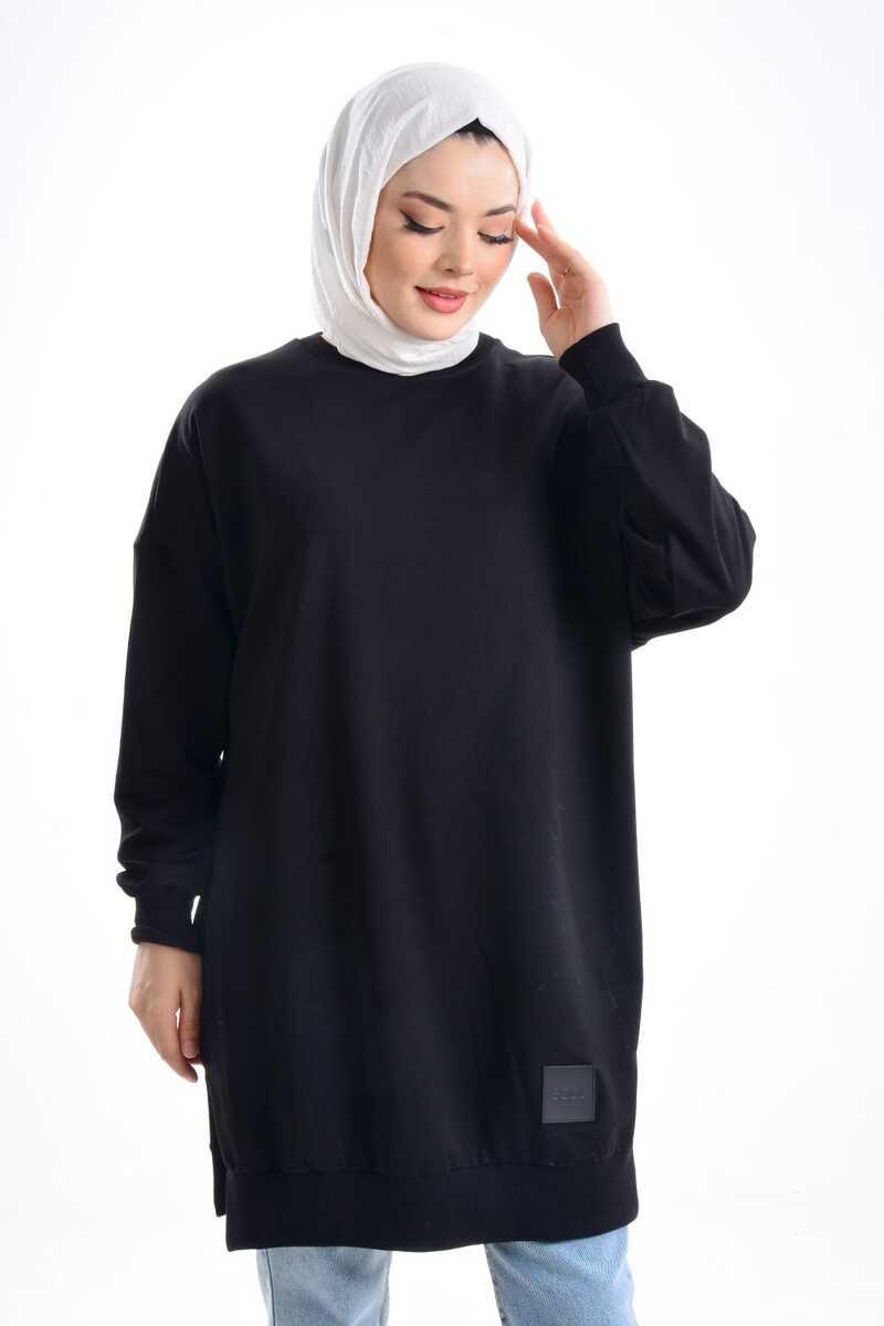 Soul 30644 Basic Tunic Black - Moda Natty