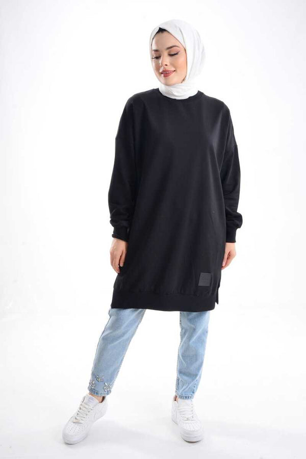 Soul 30644 Basic Tunic Black - Moda Natty