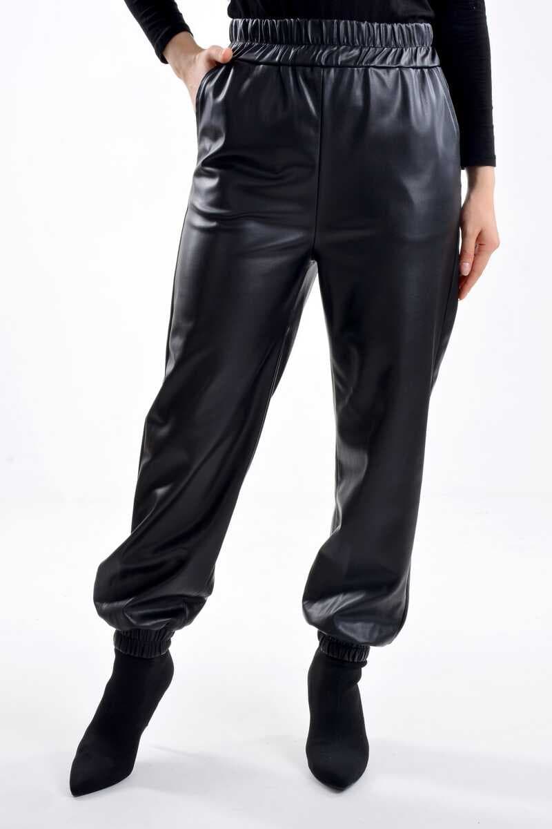 Soul 31006 Leather Pants Black - Moda Natty