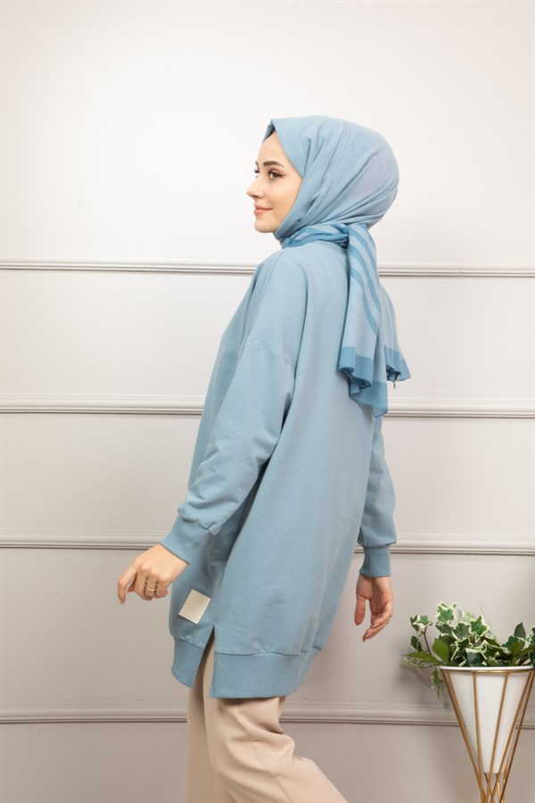 SL 30644 Basic Tunic Light Blue