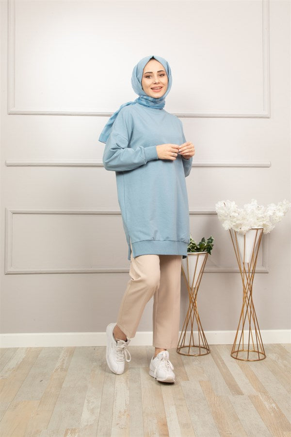 SL 30644 Basic Tunic Light Blue