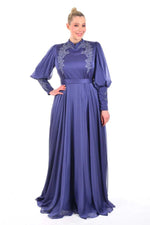SRN 3927 Gown Purple - Moda Natty