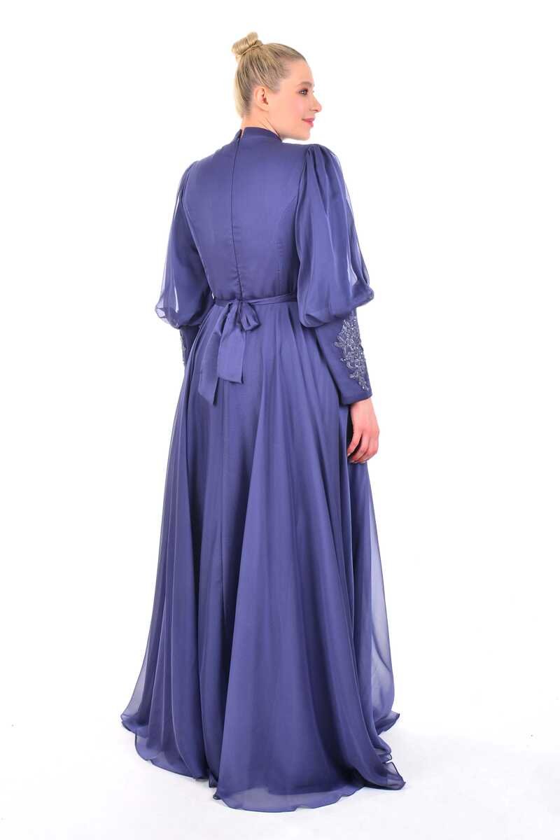 SRN 3927 Gown Purple - Moda Natty