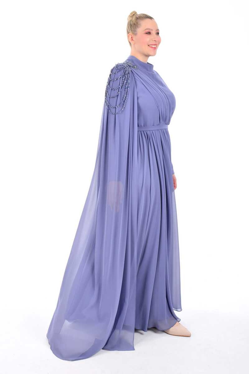 SRN 4066 Gown Blue - Moda Natty
