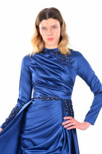 SRN 4238 Gown Blue - Moda Natty