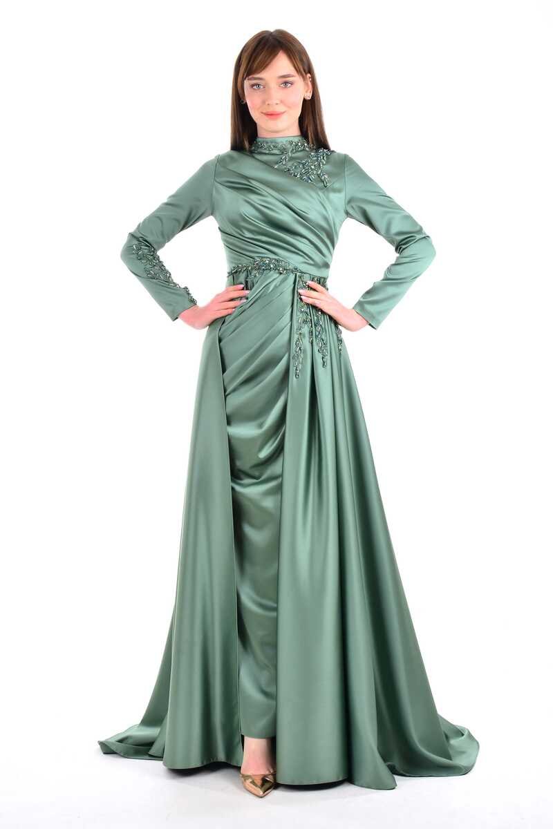 SRN 4238 Gown Green - Moda Natty