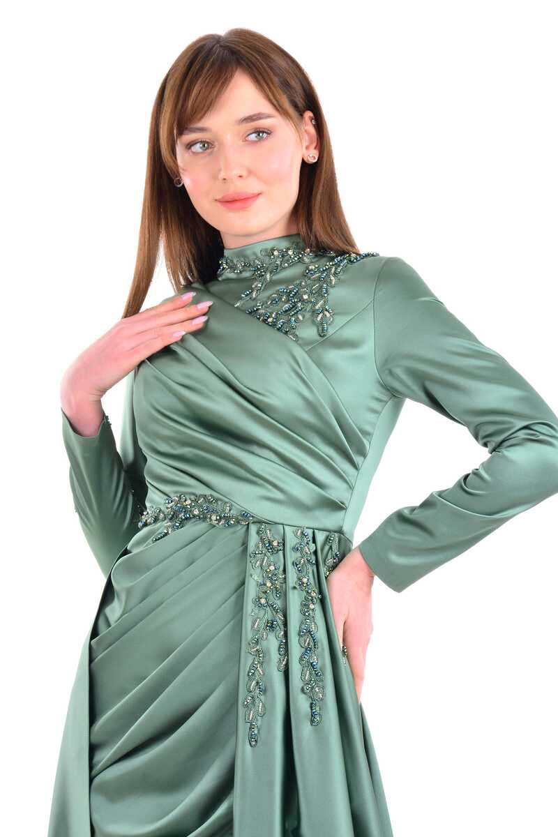 SRN 4238 Gown Green - Moda Natty