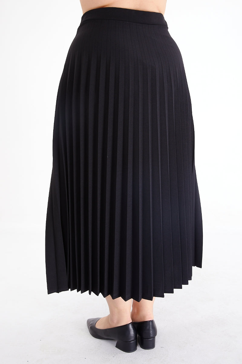 DL Pleated Skirt Black