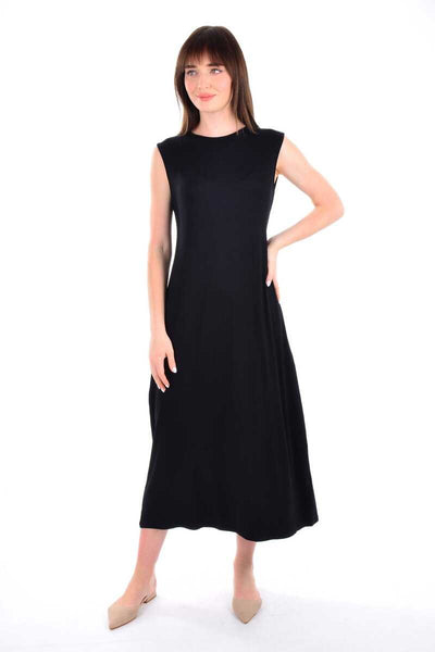 ZMS Sleeveless Inner Dress Black – Moda Natty